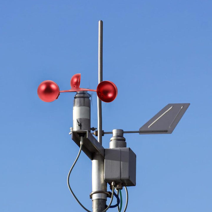 HANABASS Ersatz Windgeschwindigkeitssensor Anemometer Dreibecher 200mm Aluminium Windmesssensor Für
