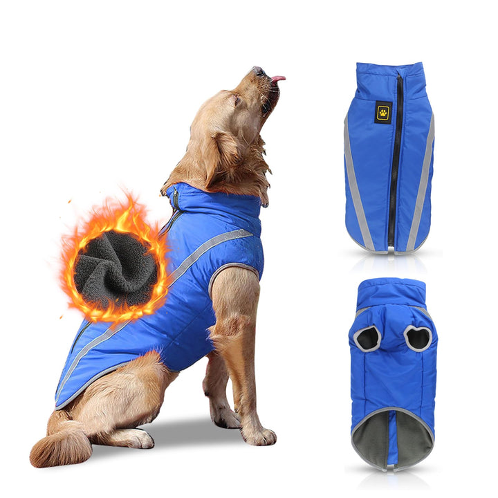 PETCUTE Hundemantel wasserdicht hundejacke für mittelgrosse Hunde Warme hundemantel Fleece Grosse Hu