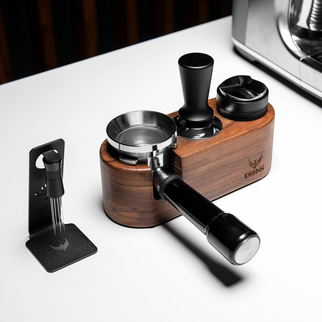 WDT Tool Espresso Distribution Tool – Verstellbarer Kaffee Nadelverteiler 0.25mm & 0.4mm, Magnetisch