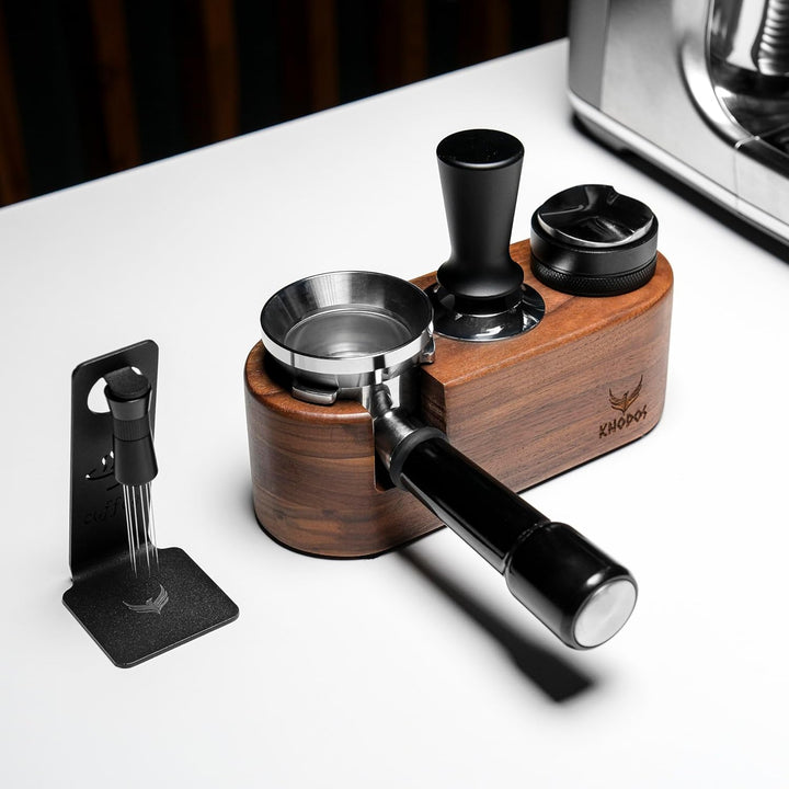 WDT Tool Espresso Distribution Tool – Verstellbarer Kaffee Nadelverteiler 0.25mm & 0.4mm, Magnetisch