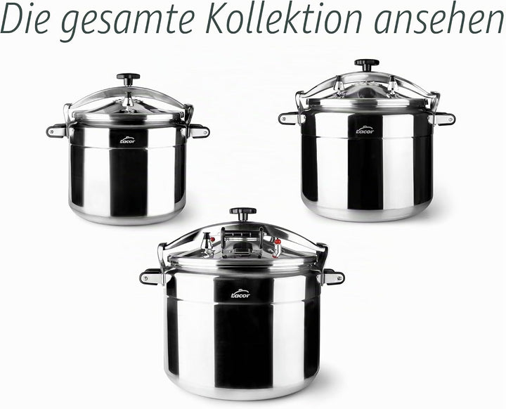 Lacor 20515, Schnellkochtöpfe, Töpfe, Kochen, Grau