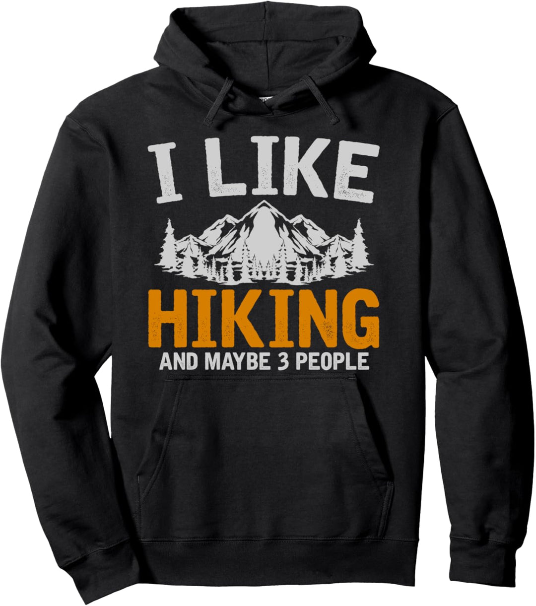 Natur Camping Outdoor Wanderer Lustiges Geschenk Wandern Pullover Hoodie