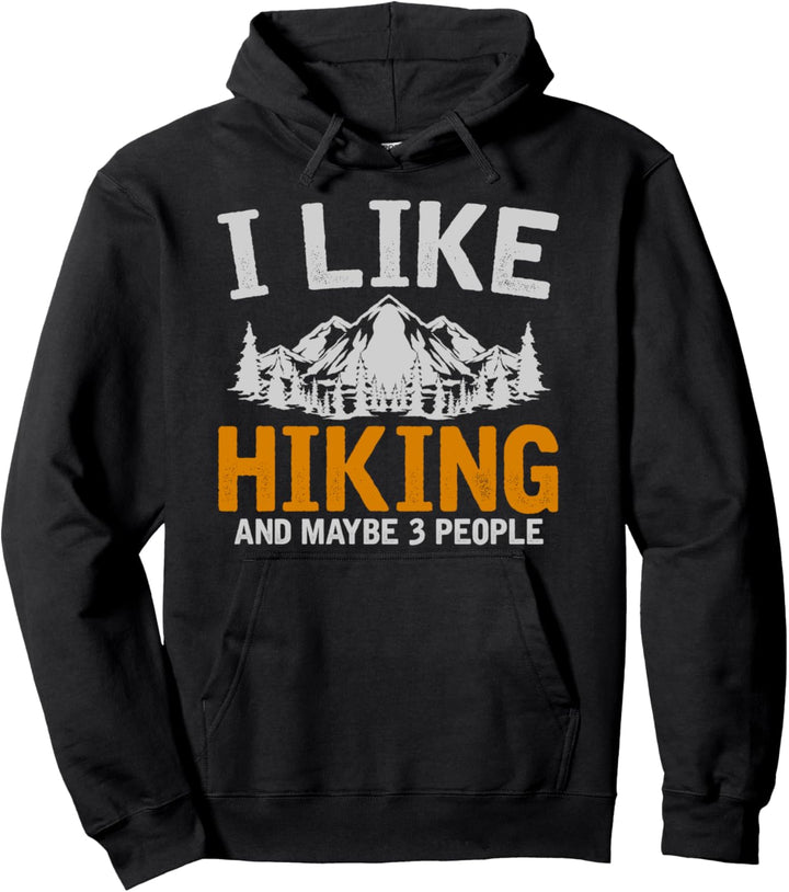 Natur Camping Outdoor Wanderer Lustiges Geschenk Wandern Pullover Hoodie