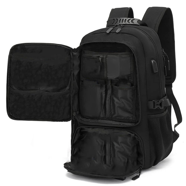 50L 60L 80L Reiserucksack Herren Gross, Erweiterbar Handgepäck Rucksack,17-Zoll Laptoptasche Rucksac