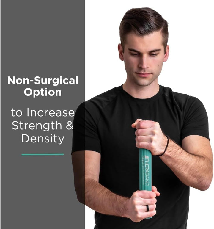 Thera-band Unisex – Erwachsene Bar Flexibler Übungsstab, grün-mittel, one Size