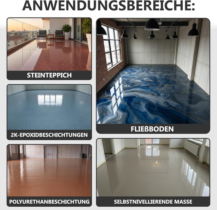 Grossflächenrakel 560mm mit Teleskopstiel Stehrakel Zahnrakel Standrakel Flächenrakel Stehrakel + Te