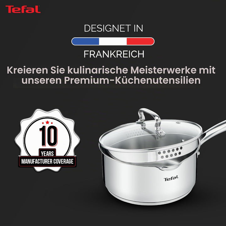 TEFAL DUETTO+ G7192355 Saucepan Round Edelstahl