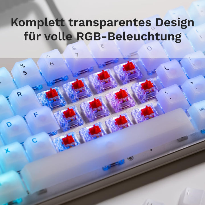 GLORIOUS Fox Lineare Schalter (110x) 3-Pin für Tastatur, Vorgeschmiert Geschmiert Taktil (Fox), Gesc