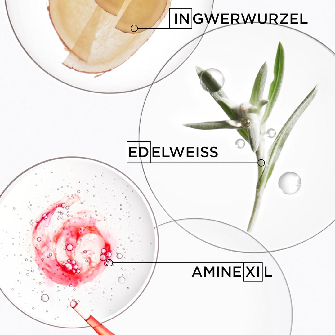 Kérastase Pflegeset mit Shampoo und Anti-Haarausfall Serum für feines und brüchiges Haar, Haarbad ge