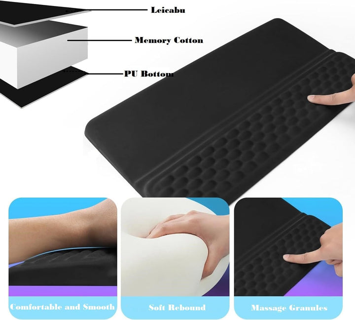 Tastatur Ständer mit Handgelenkauflage,Ergonomisches Tilt Tastaturständer,Ergonomischer Bequemer Wri