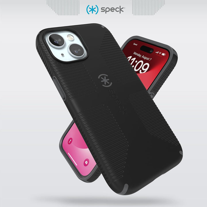 Speck iPhone 15 Hülle - Gebaut für MagSafe, Fallschutzgriff - für iPhone 15 iPhone 14 & iPhone 13 -
