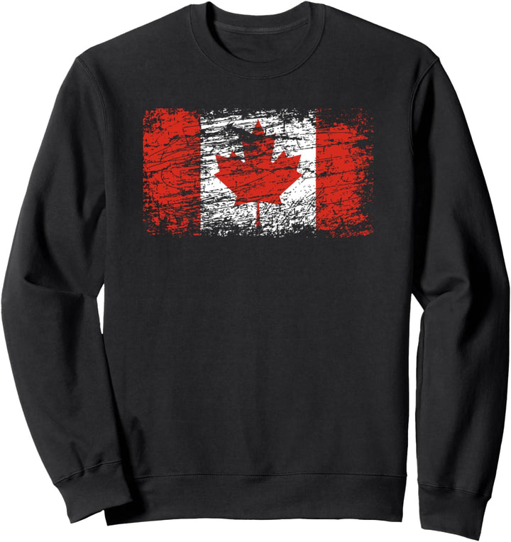 Vancouver Montreal QuEBEC mit Kanada-Flagge Sweatshirt