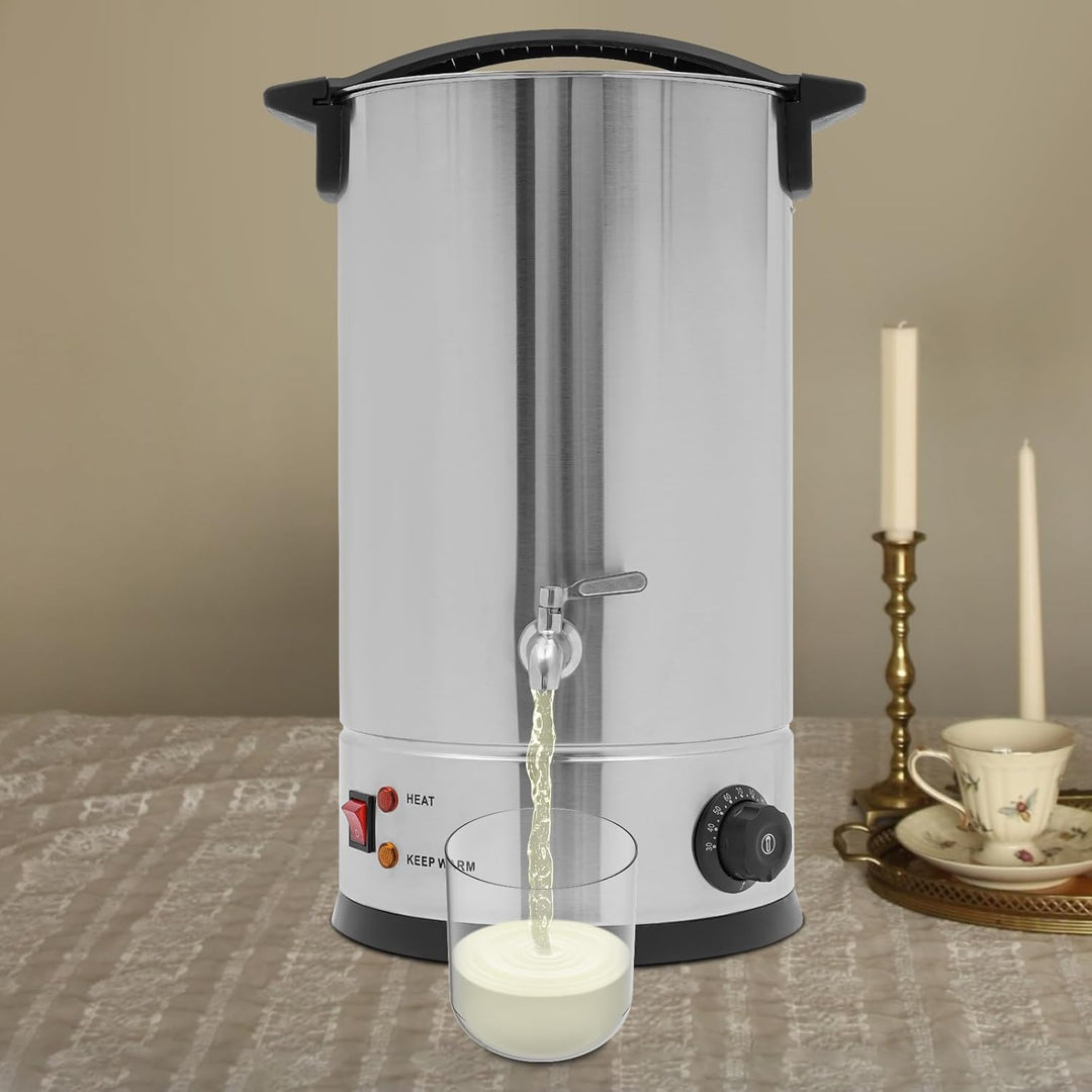 PansyWind Wachsschmelzer 1800W 15L aus Edelstahl Mit Trockenbrandschutz & Automatischer Temperaturko