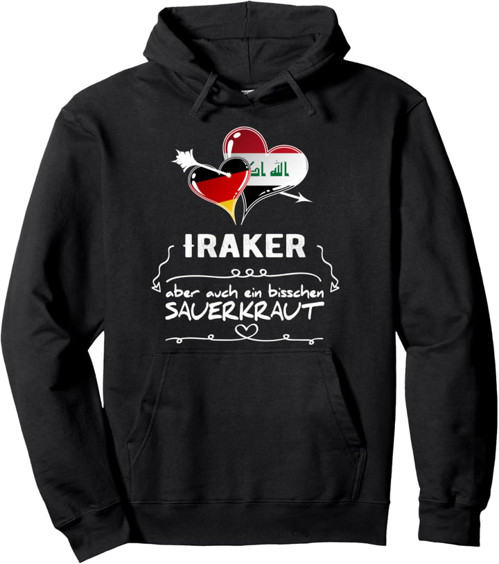 Deutschland und Irak doppelte Staatsbürgerschaft Pullover Hoodie