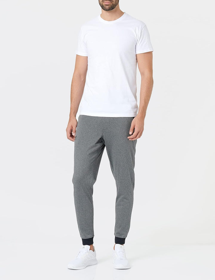 Under Armour Herren Sportstyle Tricot Jogger Hosen XXL Carbon Heather / Black, XXL Carbon Heather /