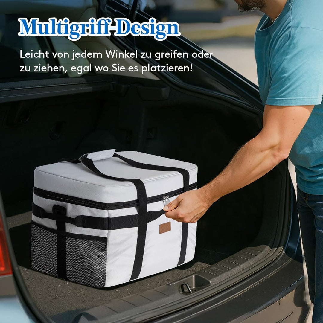 Lifewit Kühltasche 20L 30 Dosen, Faltbar Picknicktasche für Essen &amp; Getränke, Kühlbox Tragbare Eista