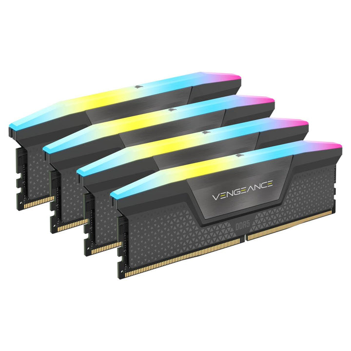 Corsair Vengeance RGB DDR5 64GB (4x16GB) 5600MHz C36 AMD-Optimierter Desktop-Speicher (Dynamische Ze