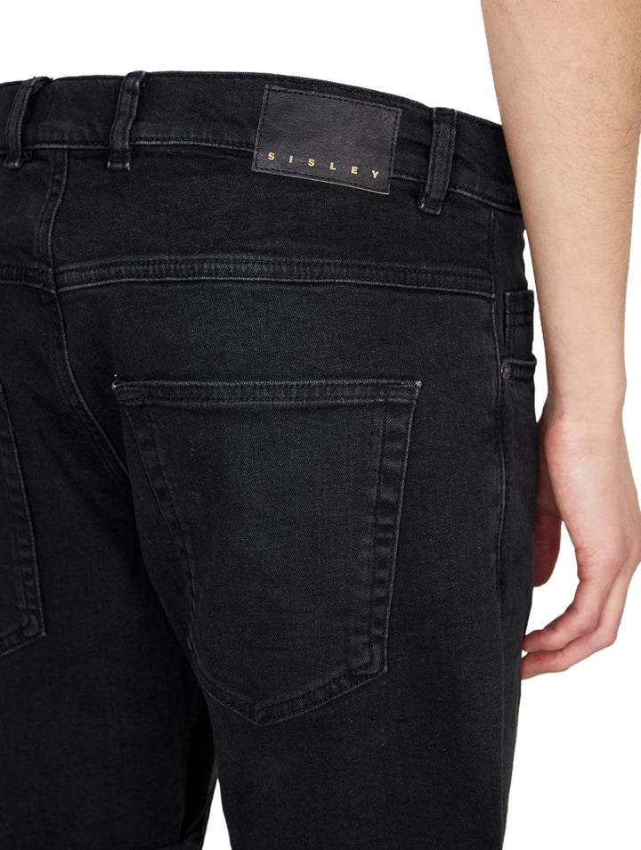 Sisley Herren 4hc1s9001 Bermuda Shorts, Black 800, 36 EU