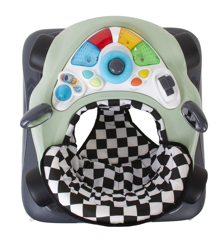 Sun Baby Lauflernhilfe Gehhilfe für Baby Walker, Automotiv interaktiv und faltbar mit Sicherheitssto