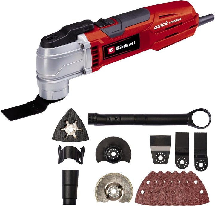 Einhell Multifunktionswerkzeug TE-MG 300 EQ (300 W, Drehzahl- & Konstant-Elektronik, inkl.,Sägeblatt