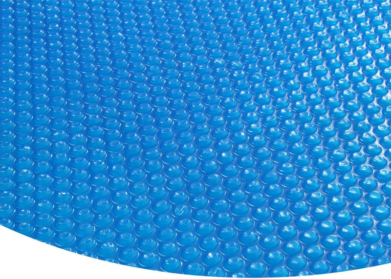 Zelsius Solarfolie, rund | Ø 3,6 m | blau | 400µ | Noppenfolie, schwimmend | Poolabdeckung, Solar Fo