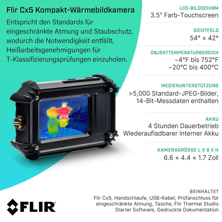 FLIR Cx5 Hazardous Location Thermal Camera, Cx5