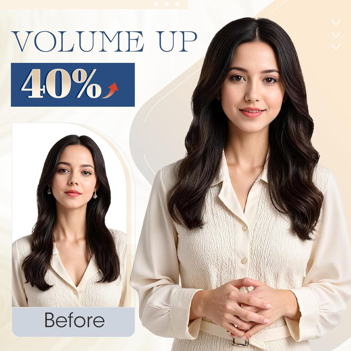 Elailite Bondings Extensions Echthaar #1B Naturschwarz, 50g 35cm U Tip Hair Extensions Keratin 100 S