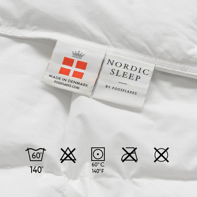 FOSSFLAKES Nordic Sleep by Chiropractic - Nackenstützkissen mit Bezug, die Ultimative Lösung für Nac