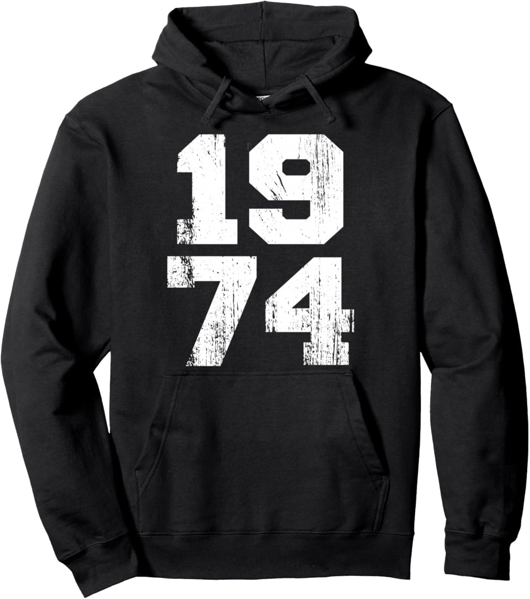 48.Geburtstag Frauen Männer Vintage Cooles Jahrgang 1974 Pullover Hoodie