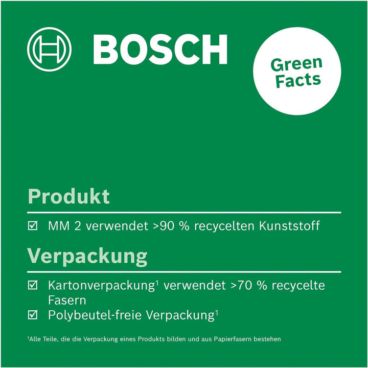 Bosch Universalklemme MM 2 (mit Klemmbereich 10-60 mm und Höhenverstellung 40-95 mm für schnelle und