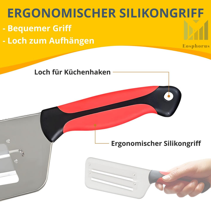 Eosphorus Kohlhäcksler Kohlschneider Kohlmesser Schneider für Sauerkraut Krautsalat mit Zwei Scharfe