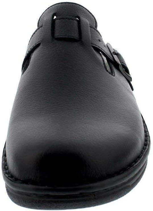 Berkemann Herren Berkoflex Clogs Nappa x_wide Fussbett: herausnehmbar 39.5 EU Weit Schwarz, 39.5 EU