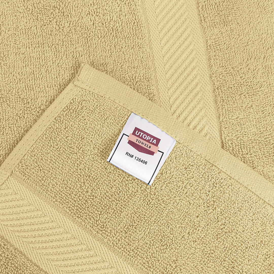 Utopia Towels Badetücher, 61 x 121 cm, 6er-Pack Beige, Beige