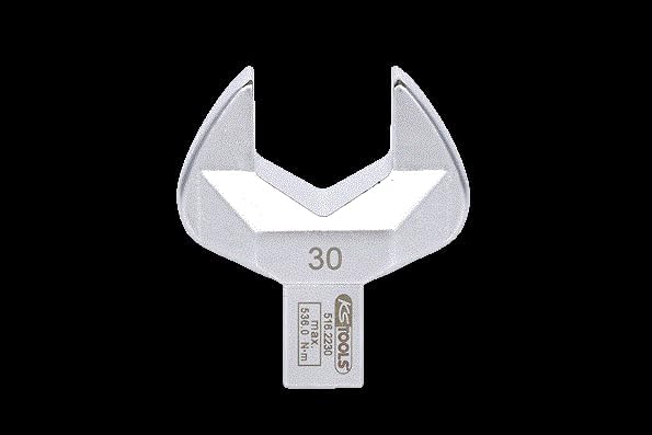 KS Tools 516.2230 14x18mm Einsteck-Maulschlüssel, 30mm 30 mm, 30 mm