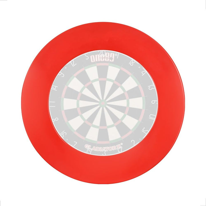 ONE80 Dart Catchring Surround Dartscheibe Schutz Dart Auffangring für 45 cm Dartscheibe Rot, Rot