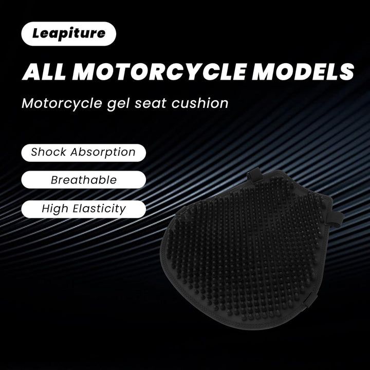 Leapiture Motorrad Sitzkissen Motorrad Gel Sitzkissen Kühlung unten Schock Absorption Druckentlastun