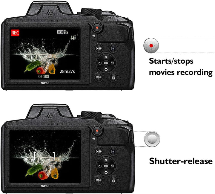 AODELAN Funkfernauslöser Kabellose Fernauslöser für Nikon Zfc P1000 B600 A1000 P950 Z50; ersetzt Nik