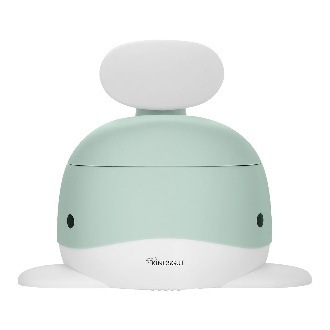 Kindsgut Kinder-Töpfchen, Babytopf WC/Klo, kinderfreundliches Wal-Design und dezente Farben, Toilett