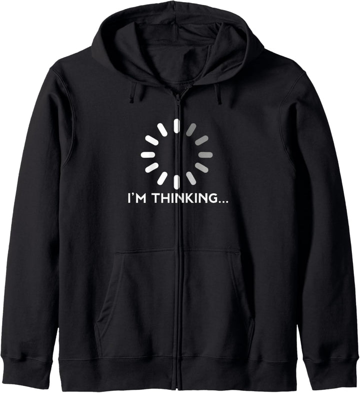 Gaming Computer Nerd Geek Denken Zocken Gamer Kapuzenjacke