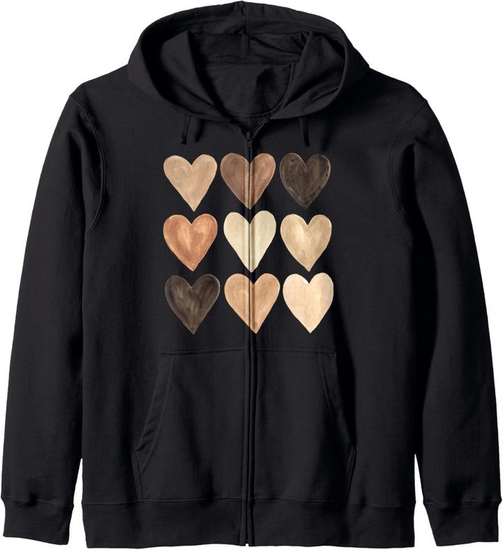 Valentine Shirts für Frauen Afroamerikaner Stolz Melanin Kapuzenjacke