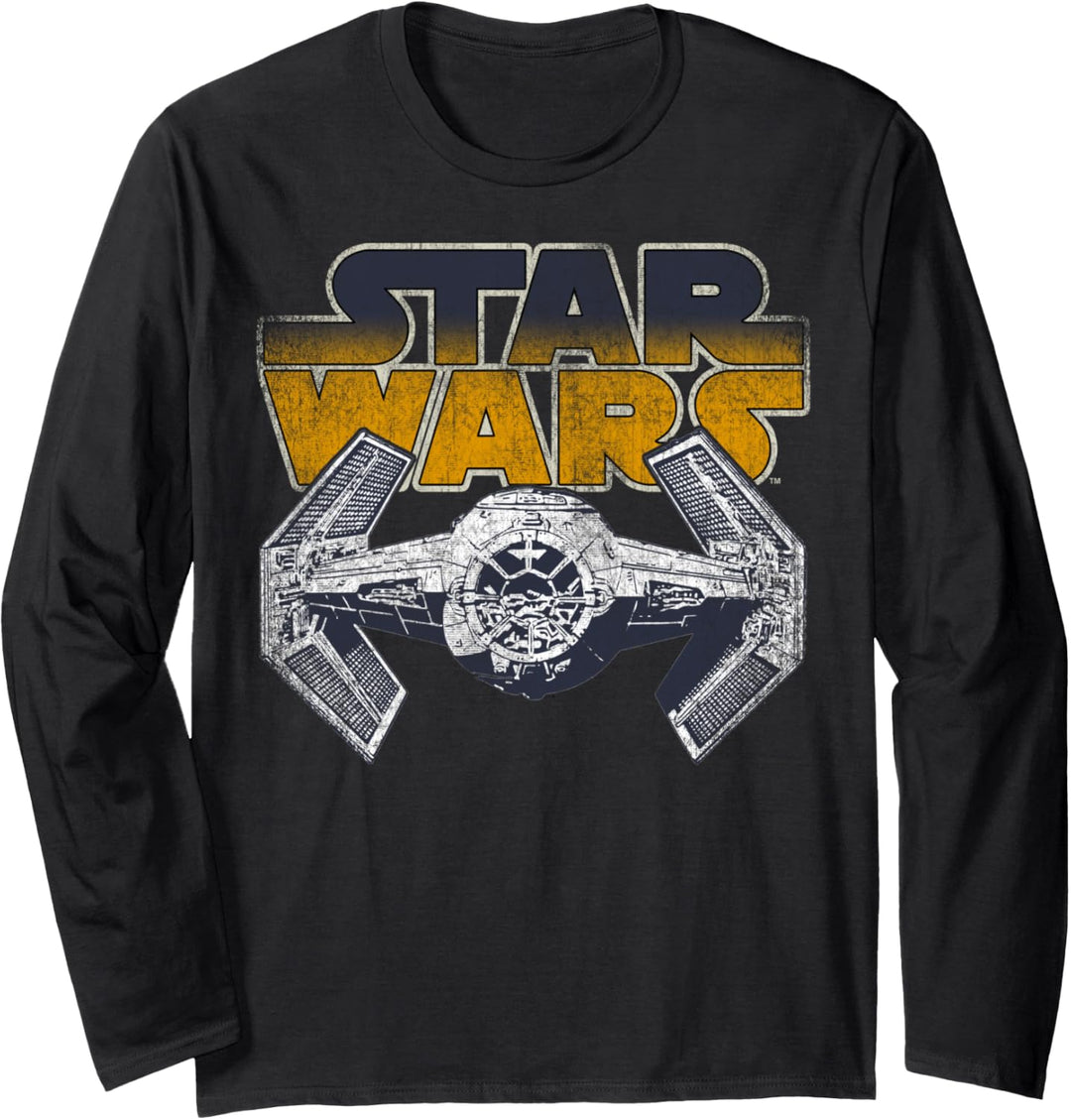 Star Wars TIE Fighter Gradient Logo Langarmshirt