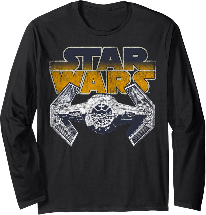 Star Wars TIE Fighter Gradient Logo Langarmshirt