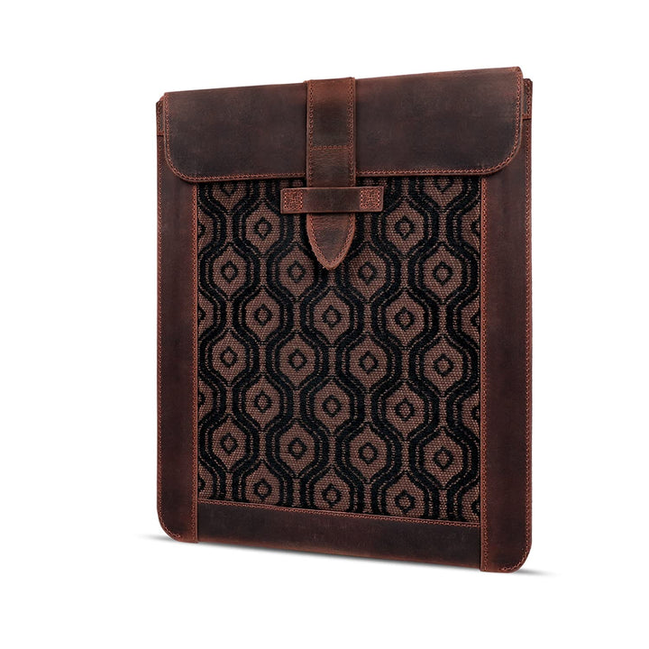 LONDO Echtleder-Ärmeltasche für Ipad - Large Zimt Large, Zimt Large