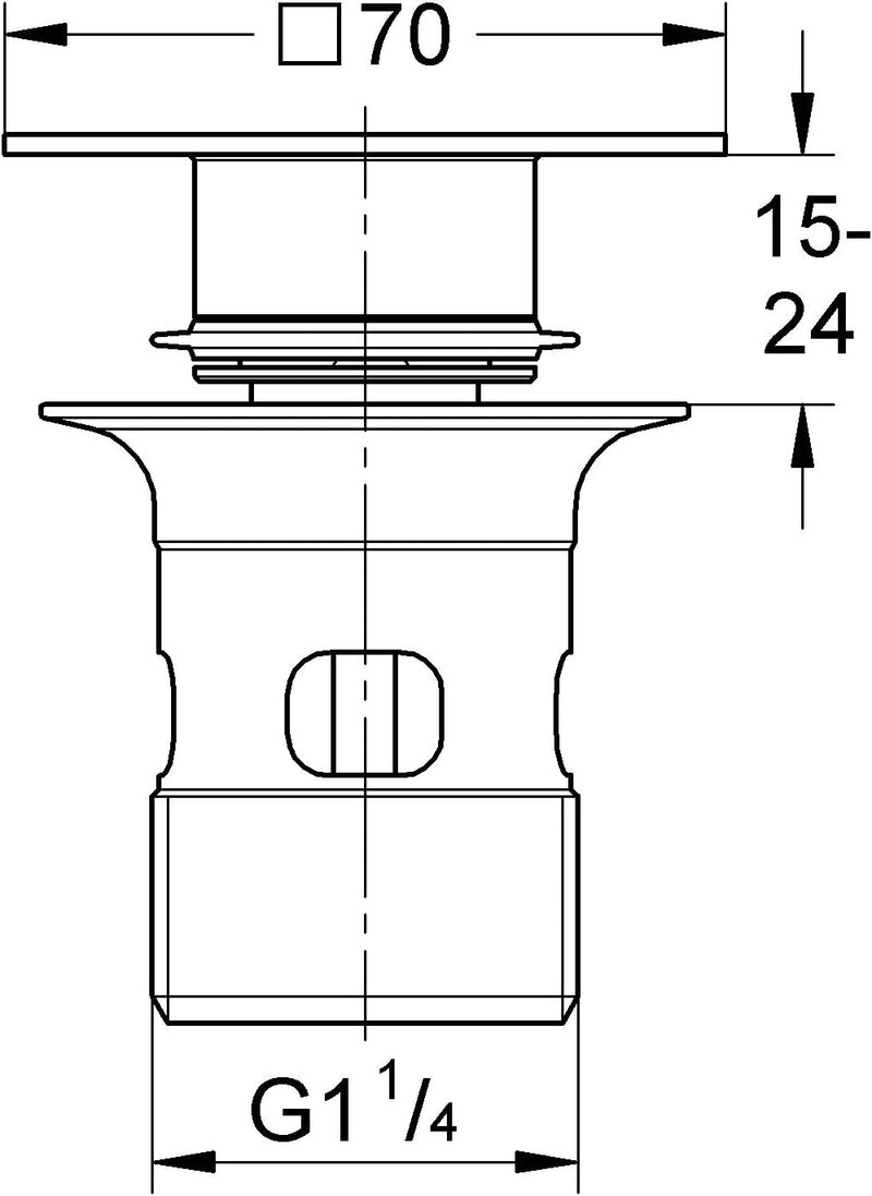 Grohe Ventil, Ablauf- 40565000