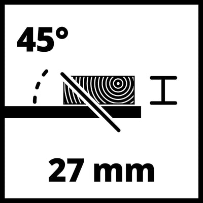 Einhell Tischkreissäge TC-TS 210 (max. 1200 W, Ø 210 x 30 Sägeblatt, Überlastschalter, Parallelansch