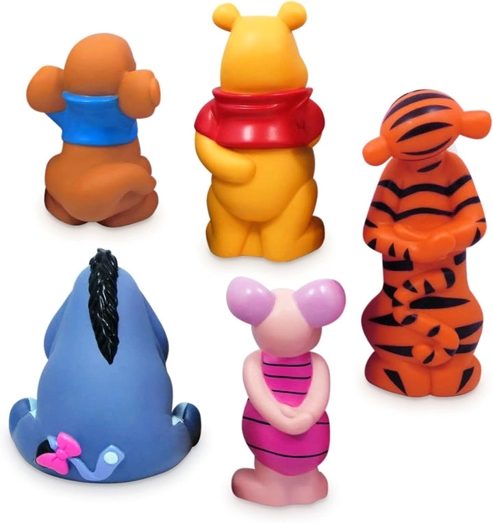 Disney Store Offizielles Winnie Puuh Badespielzeugset für Kinder, 5-teilig, Wasserspielzeug-Set mit
