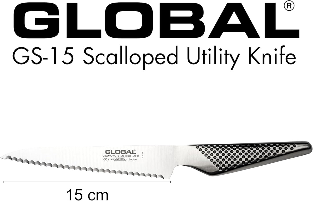 Global GS-14 Brötchenmesser 15 cm