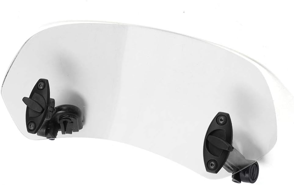 DEWIN Windabweiser Motorrad, Universal Windschutzscheibe Motorrad Windschild Spoiler Universal Motor