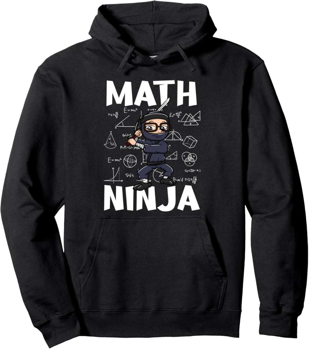 Math Ninja Lustiges Mathematik Nerd Pullover Hoodie