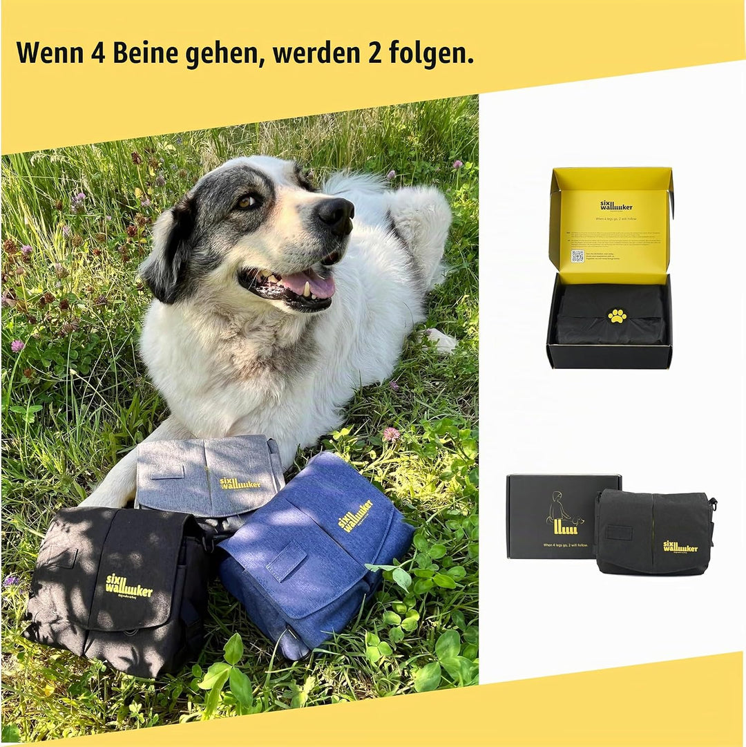 Arrivly SixWalker Leckerlibeutel für Hunde mit Magnetverschluss, Praktischer Futterbeutel Hundetrain